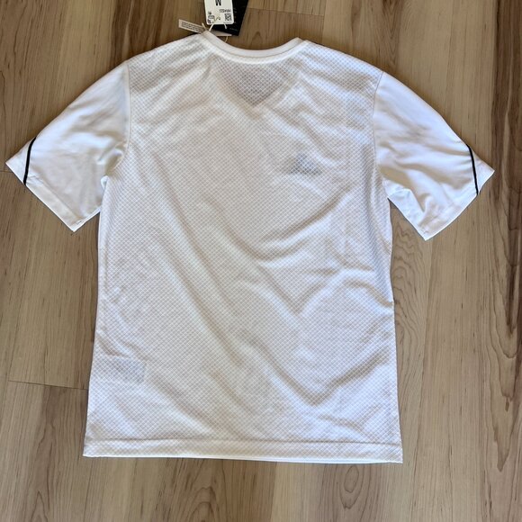 NWT Adidas Kids White Mesh Soccer Football Sports Jersey 11-12 yrs - Picture 3 of 3